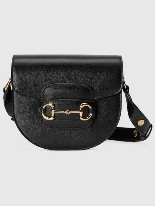 Horsebit 1955 Mini Rounded Cross Bag Black - GUCCI - BALAAN 2