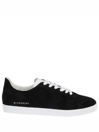 Town Suede Low Top Sneakers Black - GIVENCHY - BALAAN 2