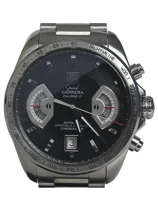 CAV511A BA0902 Grand Carrera Automatic Chronograph Men s Steel Watch - TAG HEUER - BALAAN 1