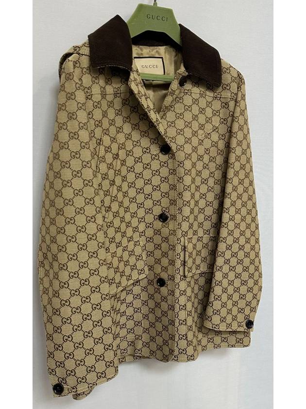 GG cotton blend canvas coat 42 - GUCCI - BALAAN 2