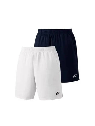 YONEX National Team Men s Game Wear Shorts White Navy Blue - YOUNESS - BALAAN 1