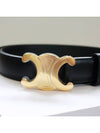 Triope Medium Belt Black Gold Plated 45AK93A01 38NO - CELINE - BALAAN 4