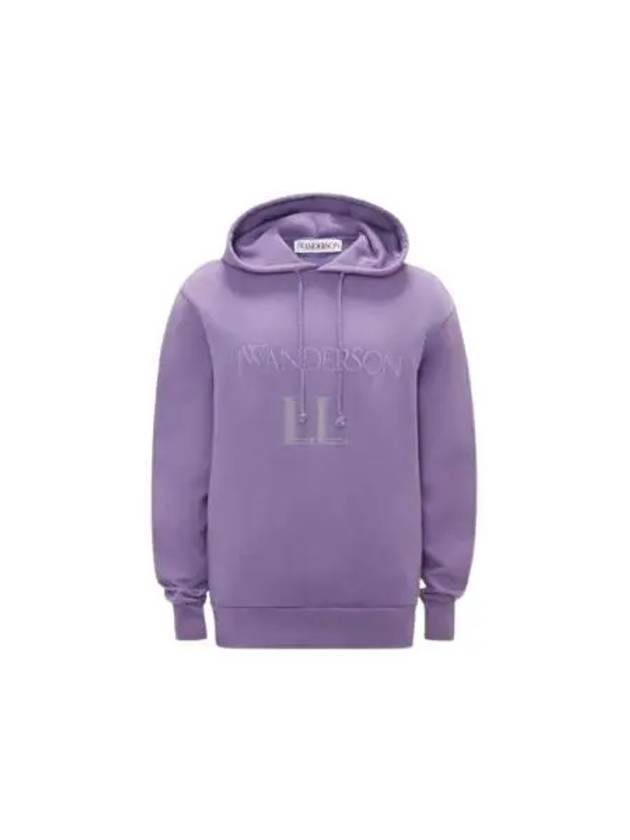 Embroidered Logo Hoodie Purple - JW ANDERSON - BALAAN 2