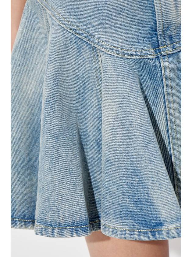 Balmain Denim Skirt, Women's, Blue - BALMAIN - BALAAN 5