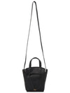 Clovelly Logo Leather Shoulder Bag Black - MULBERRY - BALAAN 7