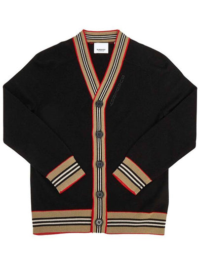 8047613 A1189 Junior Icon Stripe Trimming Cardigan - BURBERRY - BALAAN 2