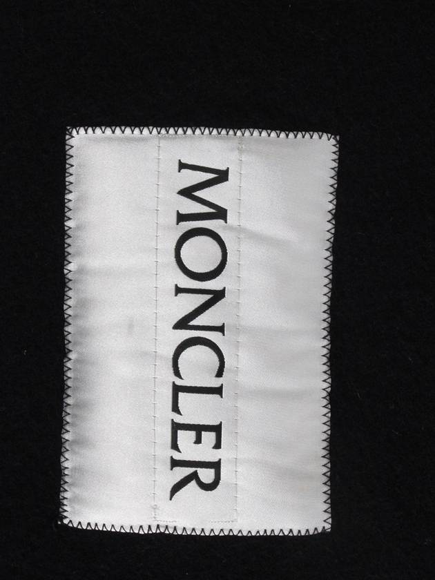 wool shawl black - MONCLER - BALAAN 3