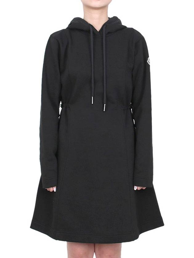 ABITO hooded dress 8I00010 899RB 999 - MONCLER - BALAAN 3