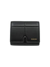 Snip Compact Half Wallet Black - BURBERRY - BALAAN 1