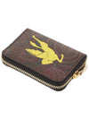 Paisley Pegasus Zip Around Half Wallet Brown - ETRO - BALAAN 5