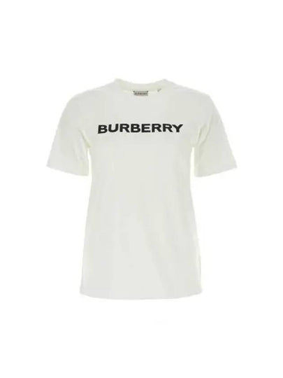 Logo Cotton Short Sleeve T-Shirt White - BURBERRY - BALAAN 2