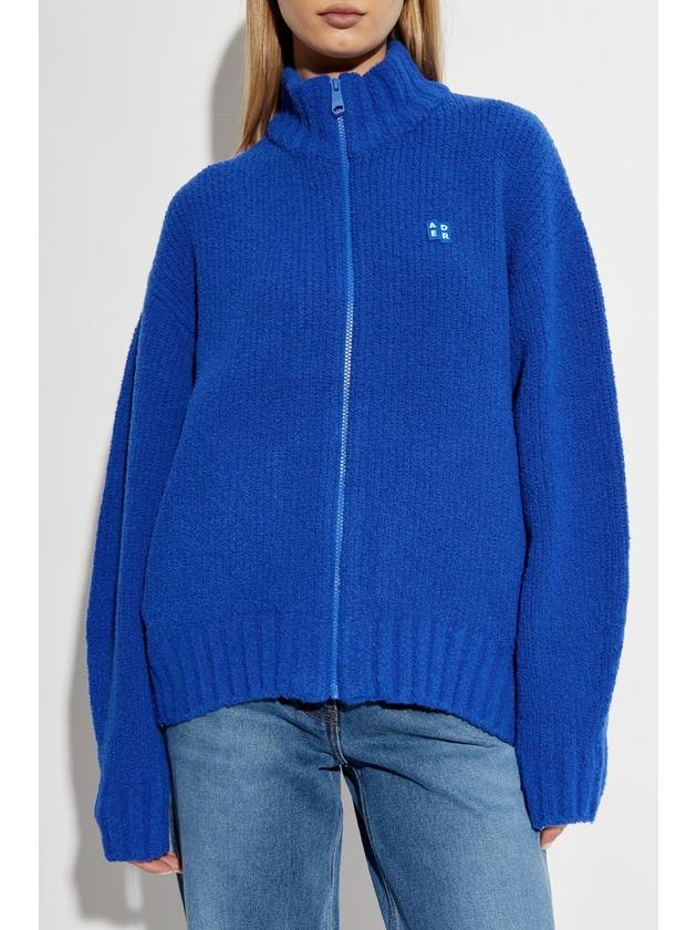 Ader Error Cardigan With Stand Collar, Unisex, Blue - ADER ERROR - BALAAN 3