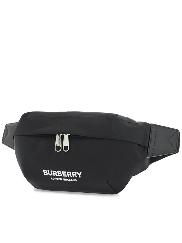 Logo Print Nylon Sonny Bum Belt Bag Black - BURBERRY - BALAAN 4