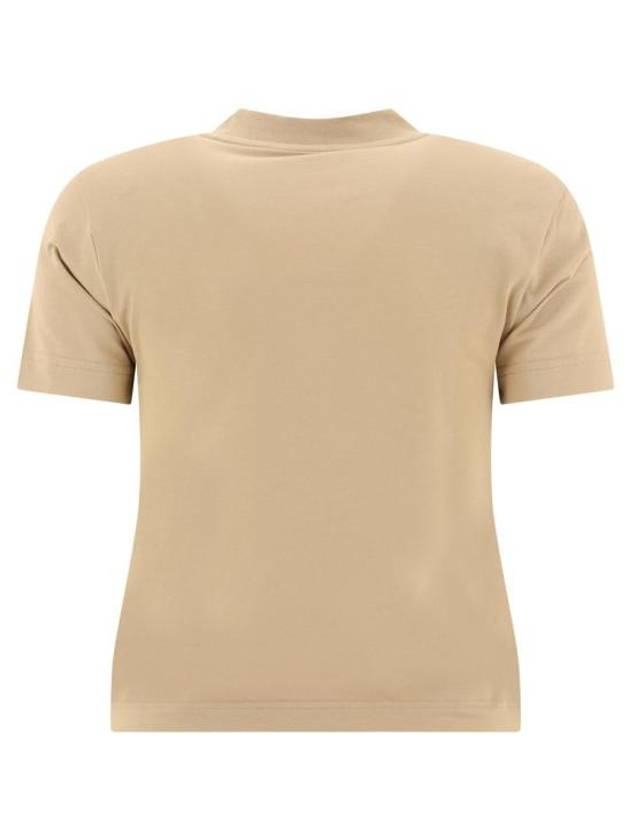 Le Gros Grain Short Sleeve T-Shirt Beige - JACQUEMUS - BALAAN 3