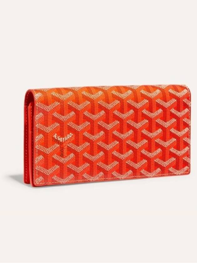 Richelieu Long Wallet Orange Men Women - GOYARD - BALAAN 1