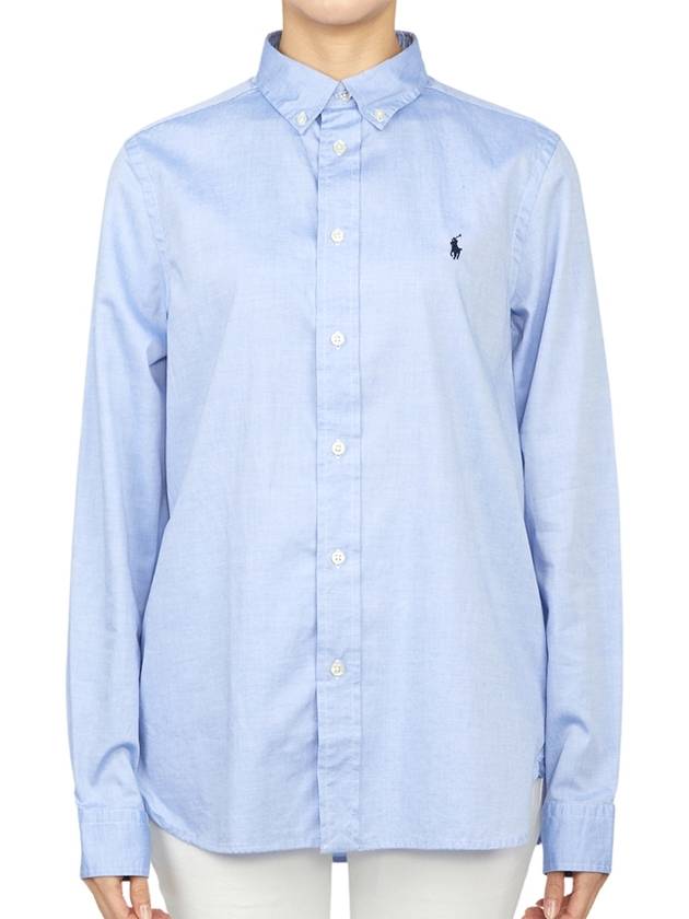 23SS Junior Shirt 323819238002 BSR BLUE - POLO RALPH LAUREN - BALAAN 2