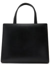 Vara Bow Top Handle Tote Bag Black - SALVATORE FERRAGAMO - BALAAN 5