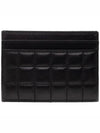 Cassandre Quilting Leather Card Wallet Black - SAINT LAURENT - BALAAN 4