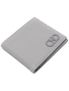 Gancini Logo Half Wallet Grey - SALVATORE FERRAGAMO - BALAAN 6