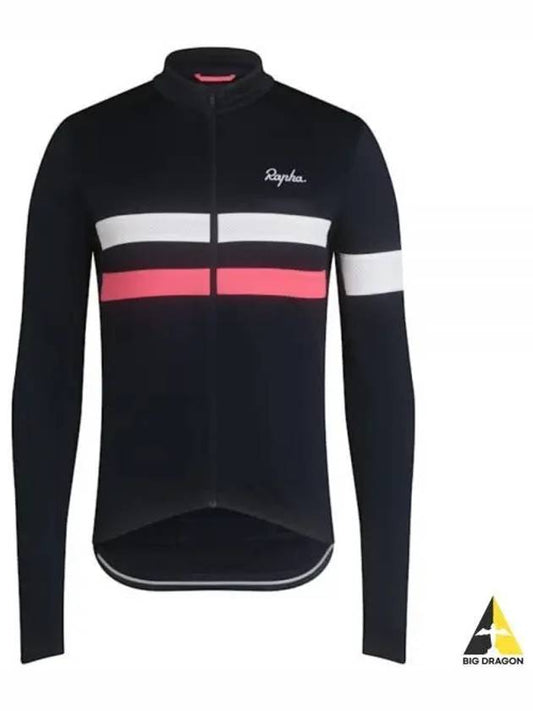 MEN'S BREVET LONG SLEEVE JERSEY BJR09LSDPW Men's brevet long sleeve jersey - RAPHA - BALAAN 1