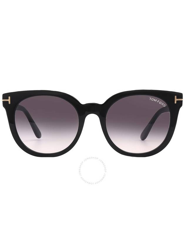 Smoke Gradient Oval Ladies Sunglasses - TOM FORD - BALAAN 2