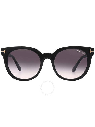 Smoke Gradient Oval Ladies Sunglasses - TOM FORD - BALAAN 2