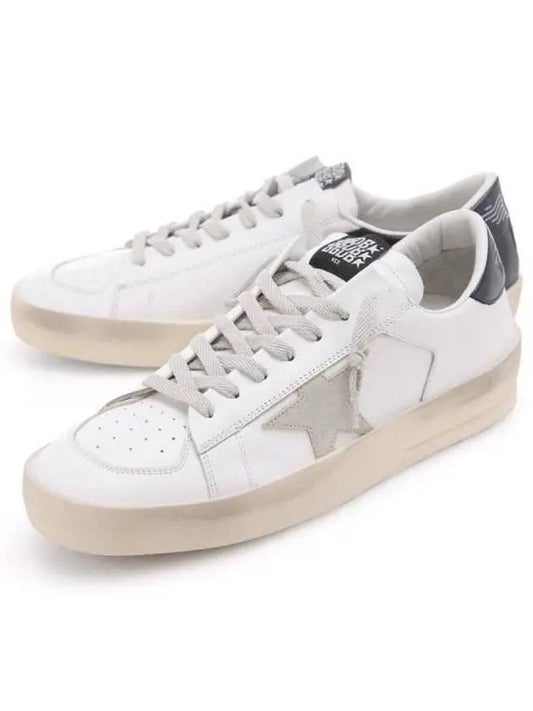 Stardan Black Tab Low Top Sneakers White - GOLDEN GOOSE - BALAAN 2