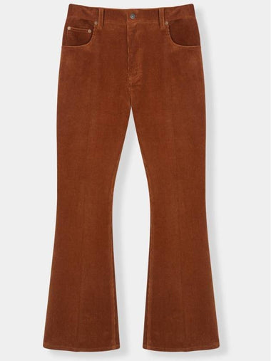 Carpenter Corduroy Flare Pants Cinnamon Brown - KINETO - BALAAN 1