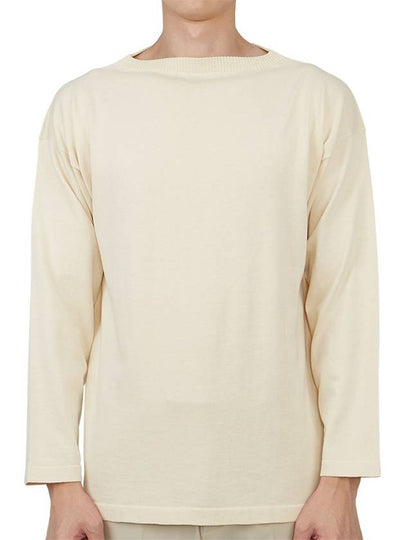 Men's OrGANNIc Cotton Knit Top Ivory - ANDERSEN-ANDERSEN - BALAAN 2