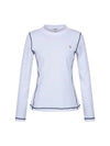 Mockneck slim jersey inner t-shirt MW3SE068WHT - P_LABEL - BALAAN 1