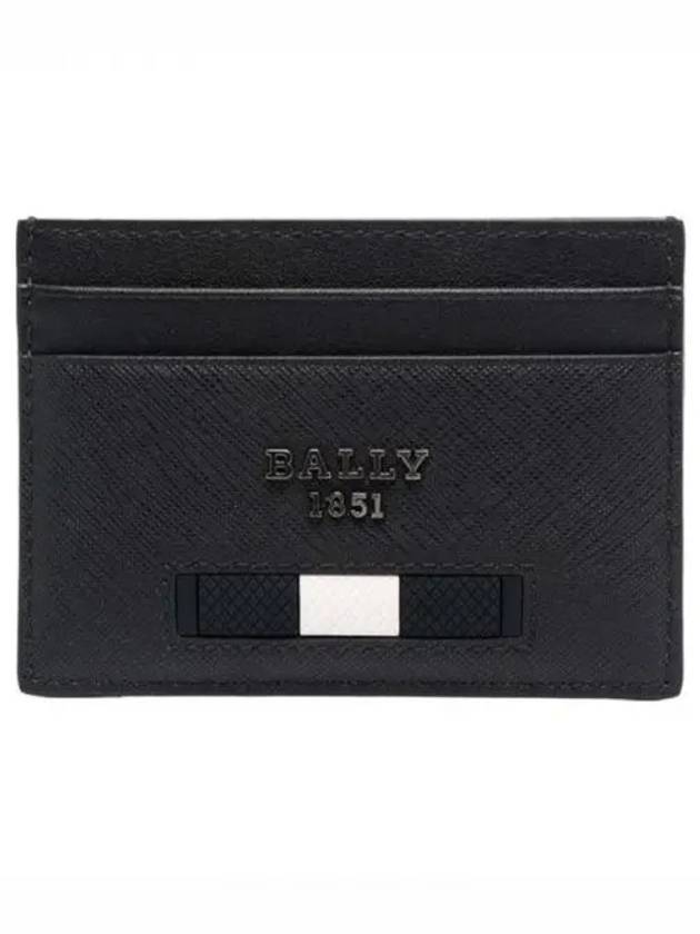 Metal Logo Card Wallet Black - BALLY - BALAAN 2