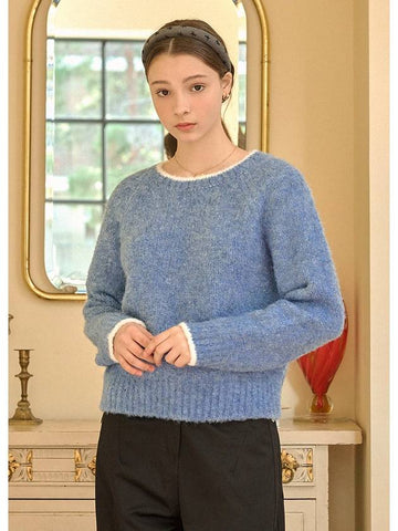 Cumulus wool boucl knit - MICANE - BALAAN 1