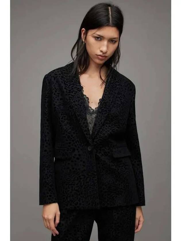 Lila Leo Blazer WT051X 5 Black - ALLSAINTS - BALAAN 1