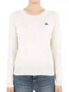 ORB Embroid Logo Knit Top Cream - VIVIENNE WESTWOOD - BALAAN 2