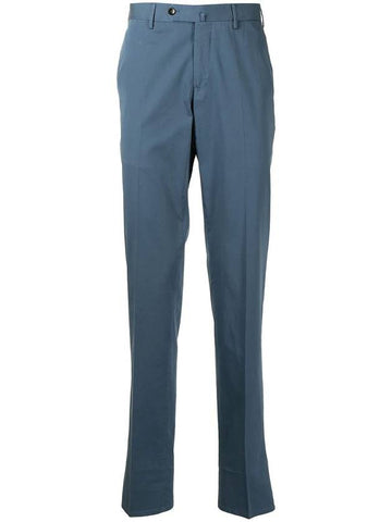 Men's Chino Slim Fit Slacks Blue - PT01 - BALAAN.