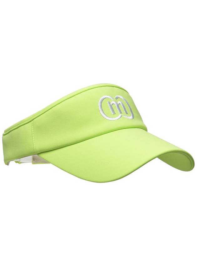 Golf Ice Cool Functional Lime White Back Banding Visor DO9222AC70-2 - DOYOUKNOWMC GOLF WEAR - BALAAN 1