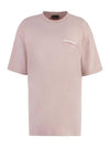 Wave Logo Political Campaign Large Fit Short Sleeve T-Shirt Pink - BALENCIAGA - BALAAN 2