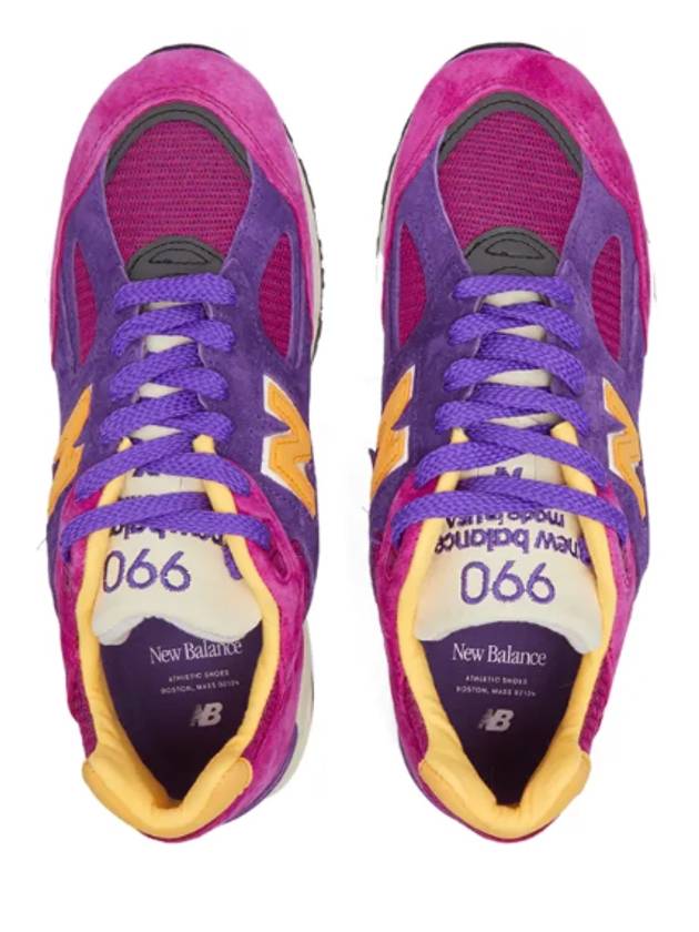 990V2 Low Top Sneakers Purple - NEW BALANCE - BALAAN 6