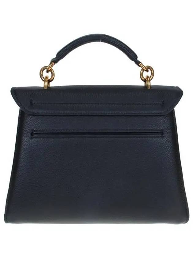 Gancini Small Tote Bag Black - SALVATORE FERRAGAMO - BALAAN 5