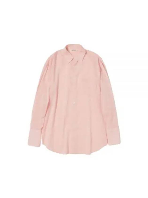 HARD TWIST FINX ORGANZA SHIRT LIGHT PINK CHAMBRAY A24SS03VO organdy - AURALEE - BALAAN 1