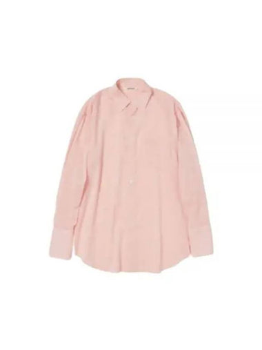 24 HARD TWIST FINX ORGANZA SHIRT LIGHT PINK CHAMBRAY A24SS03VO organdy - AURALEE - BALAAN 1