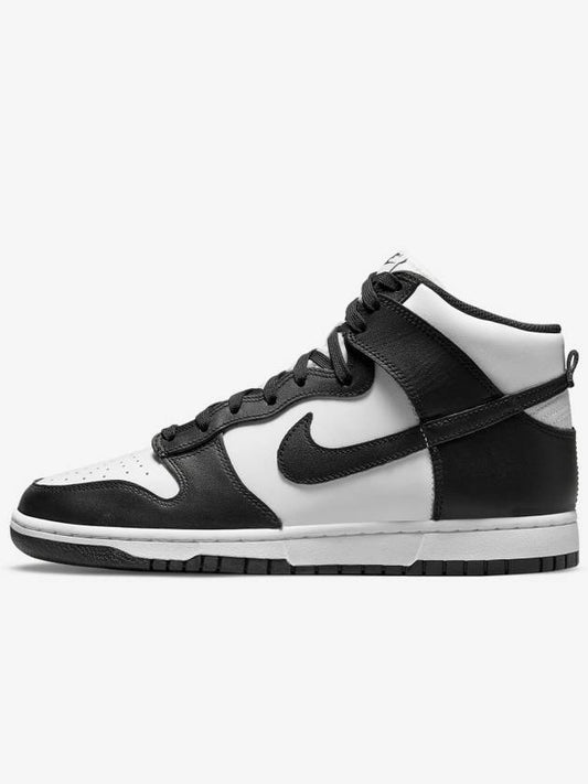 Dunk Retro High Top Sneakers Black - NIKE - BALAAN 2