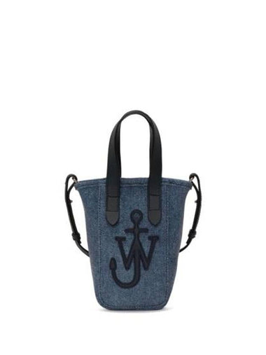 Anchor Patch Mini Belt Tote Bag Blue - JW ANDERSON - BALAAN 1