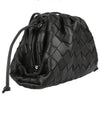 Intrecciato Mini Pouch Bag Black - BOTTEGA VENETA - BALAAN 4