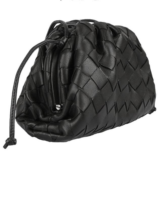 Intrecciato Mini Pouch Bag Black - BOTTEGA VENETA - BALAAN 4