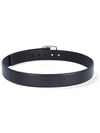 Men's Buckle Leather Belt Black - GUCCI - BALAAN 3