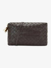 Intrecciato Leather Mini Cross Bag Brown - BOTTEGA VENETA - BALAAN 5