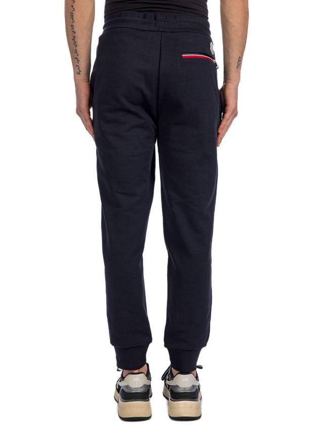 Logo Patch Track Pants Navy - MONCLER - BALAAN 3