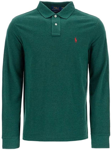 custom slim fit long sleeve polo shirt - POLO RALPH LAUREN - BALAAN 1