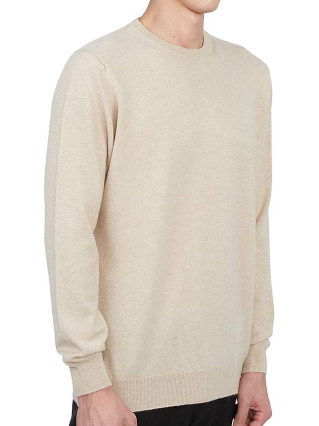 Men's Knit Top Beige - JOHNSTONS OF ELGIN - BALAAN 4